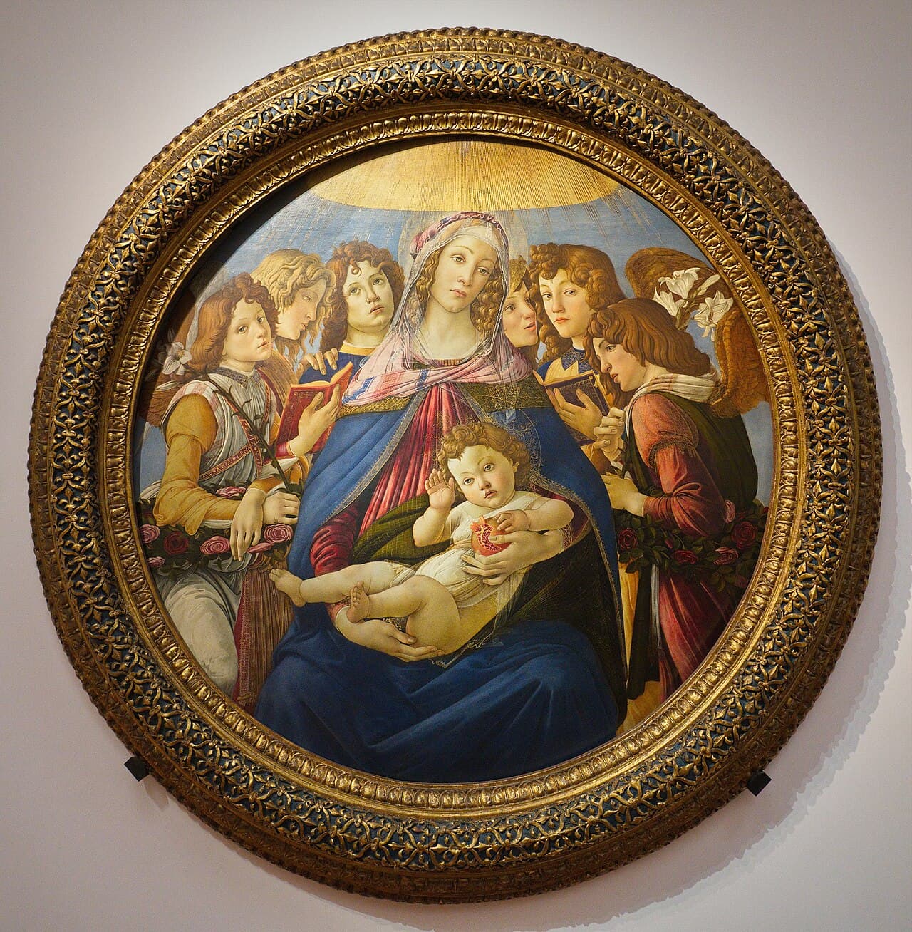Madona s narom — Sandro Botticelli