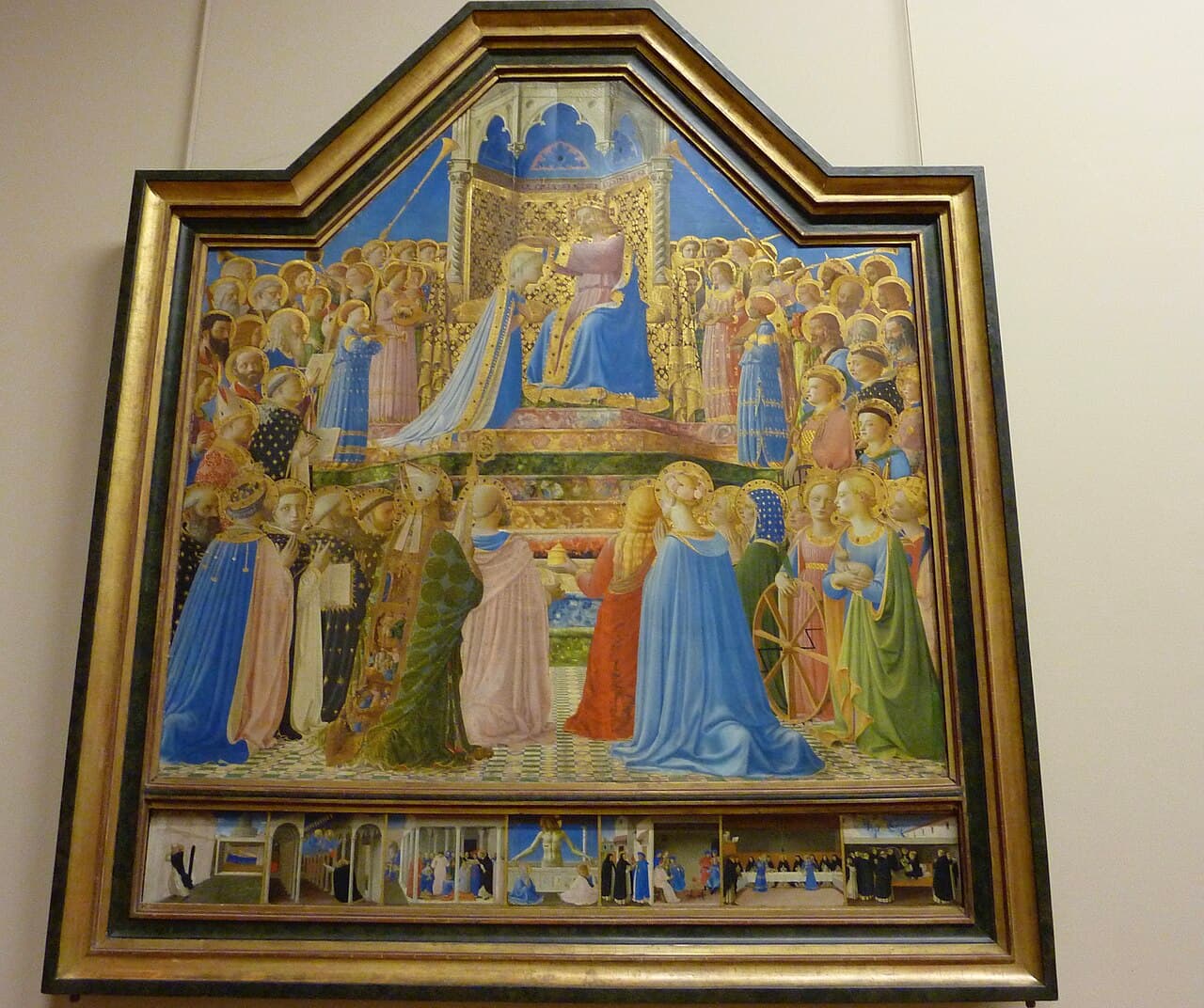 Krunjenje Djevice — Fra Angelico