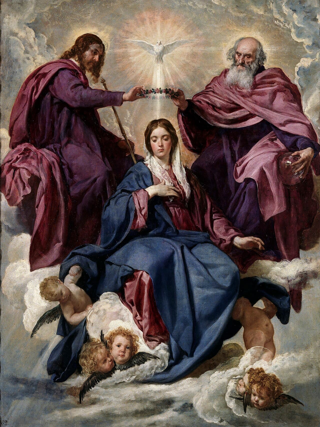 Krunjenje Djevice — Diego Velázquez