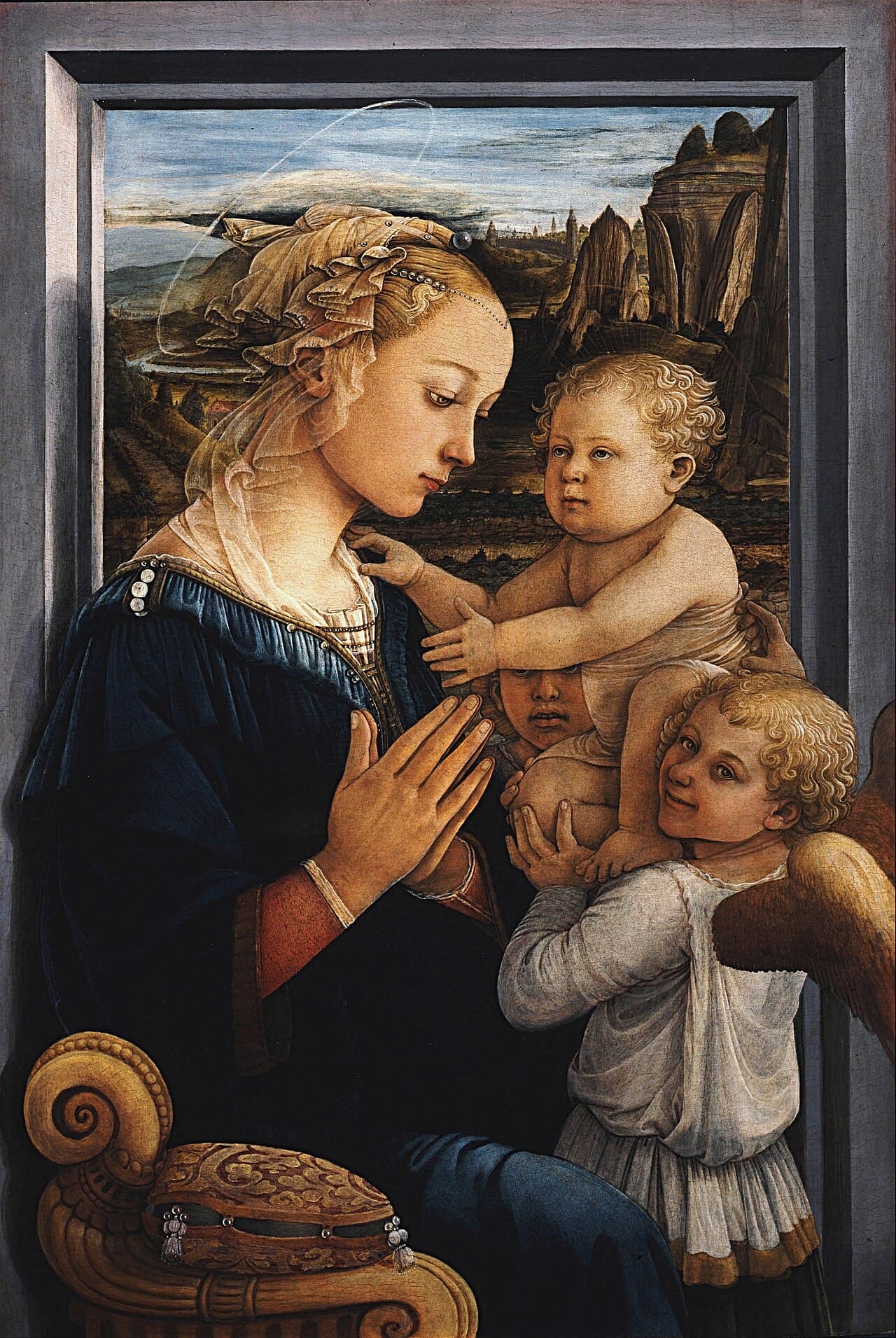 Madona s Djetetom i dva anđela — Fra Filippo Lippi