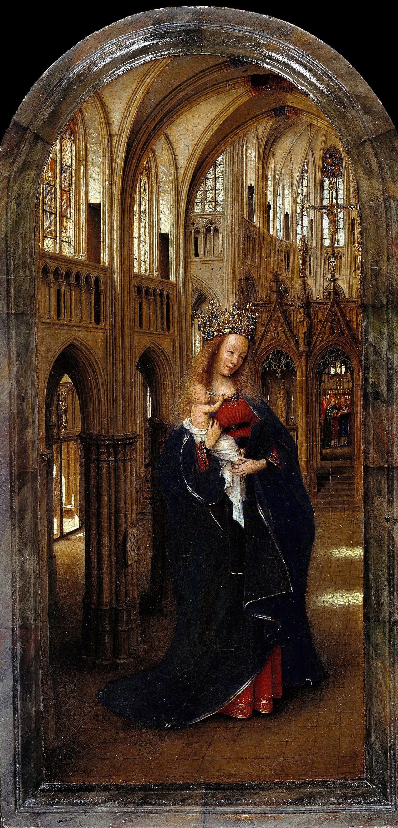 Madona u crkvi — Jan van Eyck