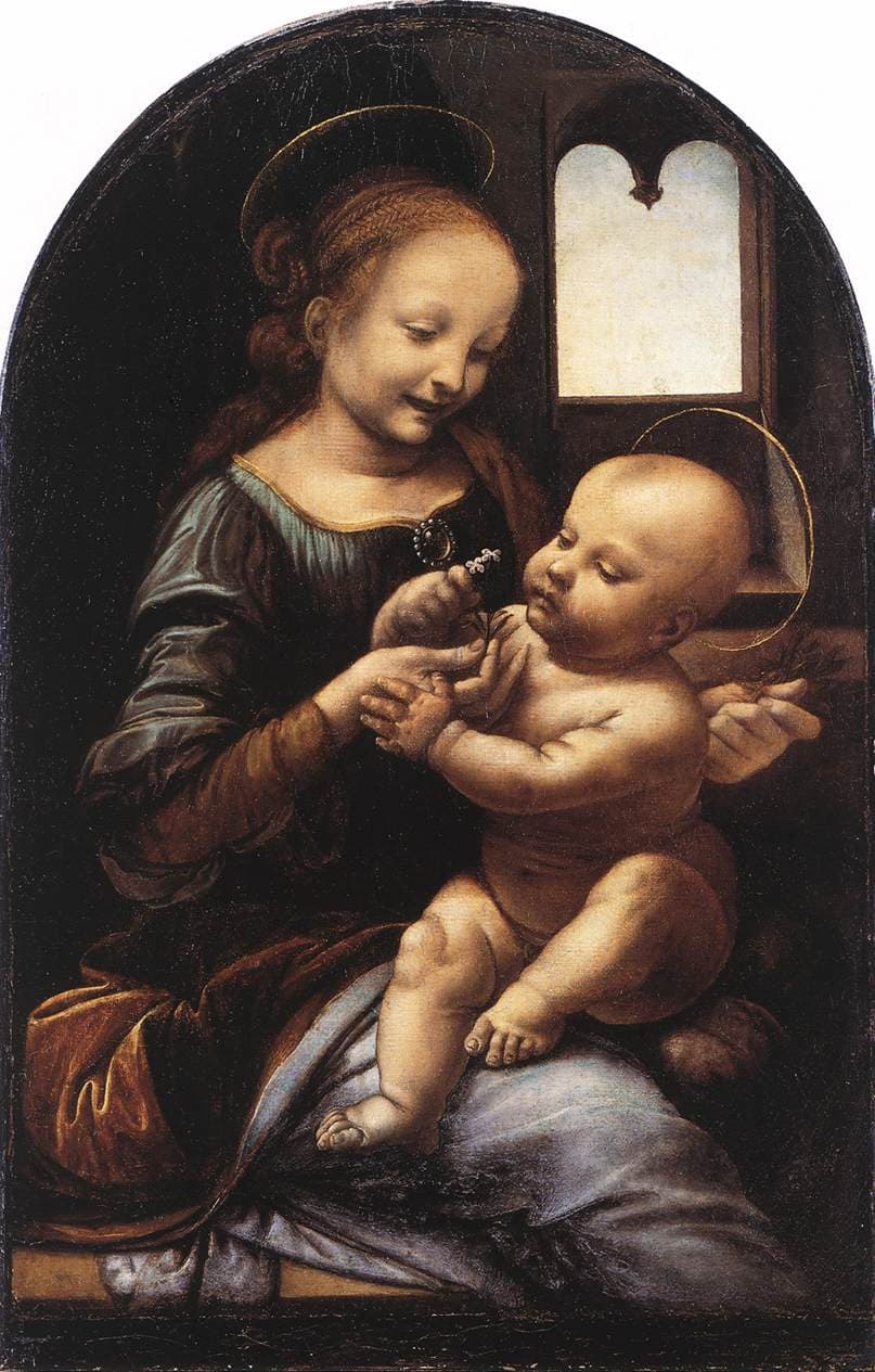 Benoisova Madona — Leonardo da Vinci