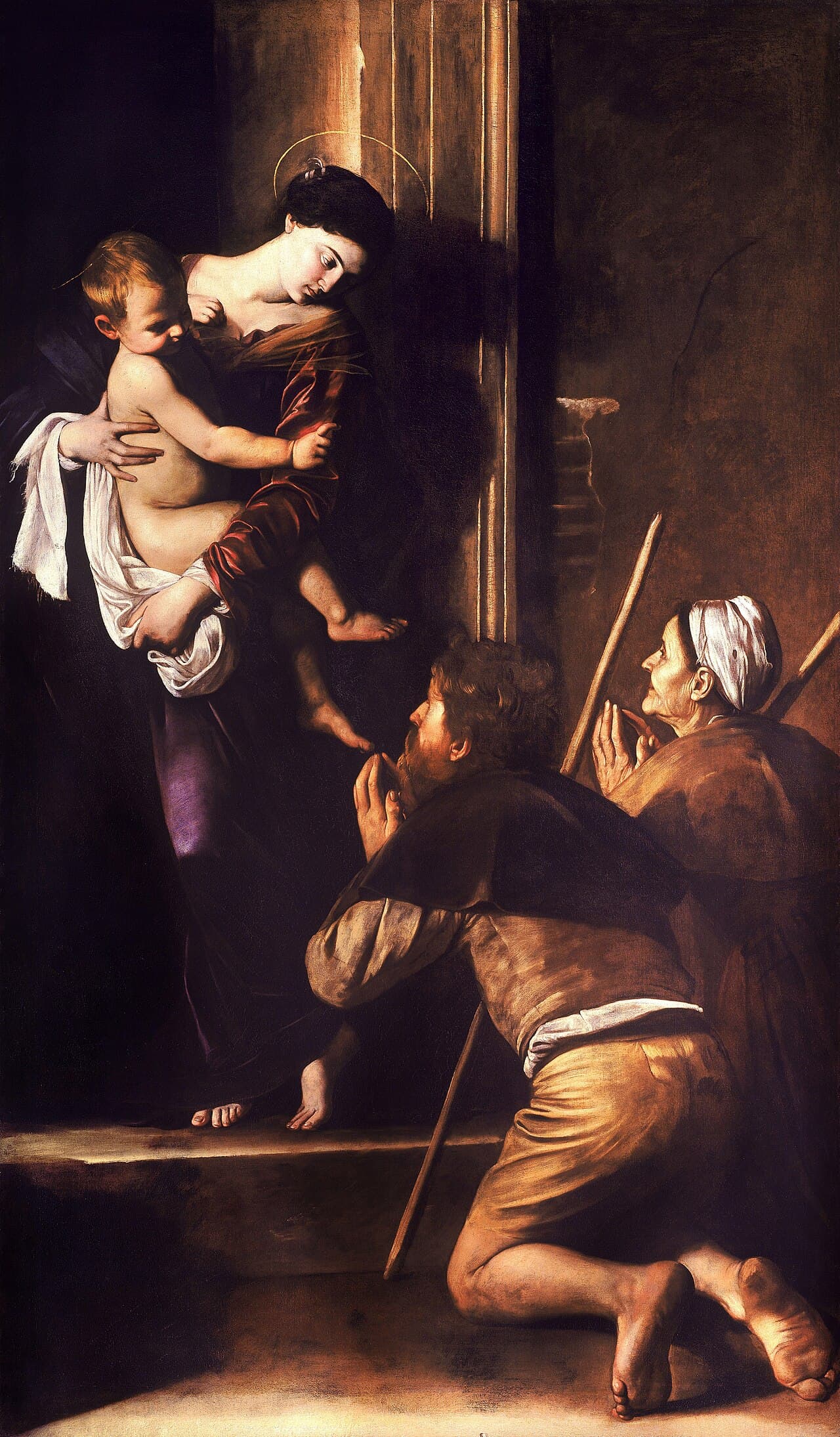 Gospa od Loreta (Madona hodočasnika) — Caravaggio