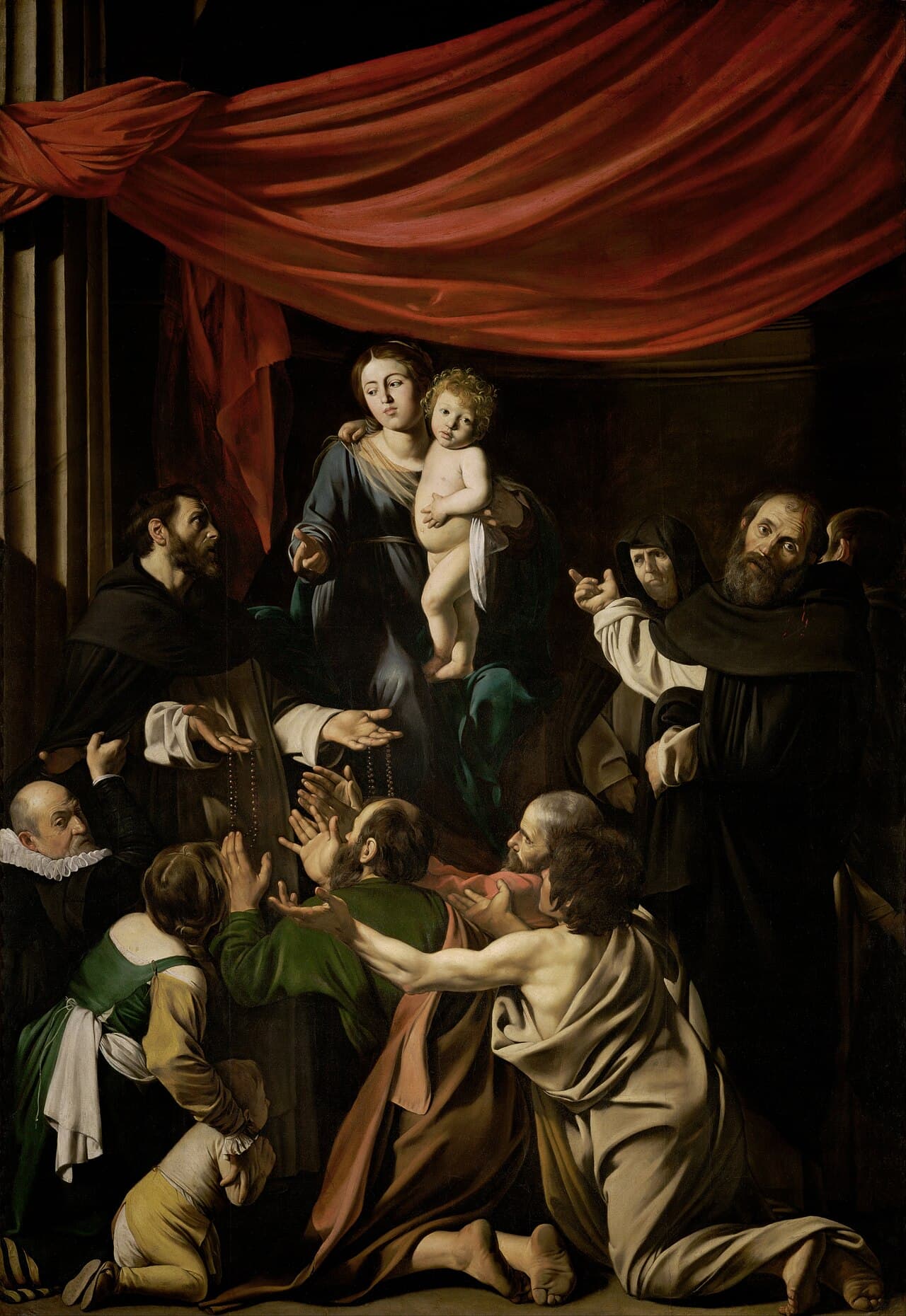 Madona od Krunice — Caravaggio